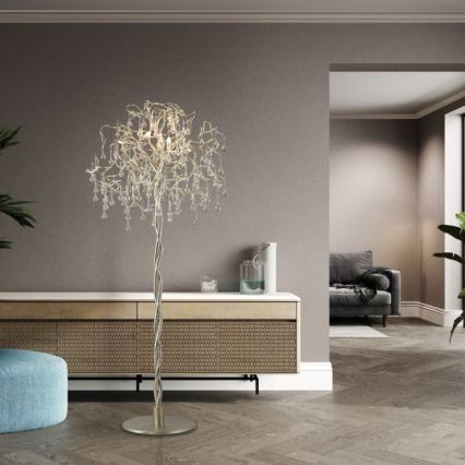 Paul Neuhaus 232-55 - Stojací lampa ICICLE 5xG9/40W230V lesklý chrom