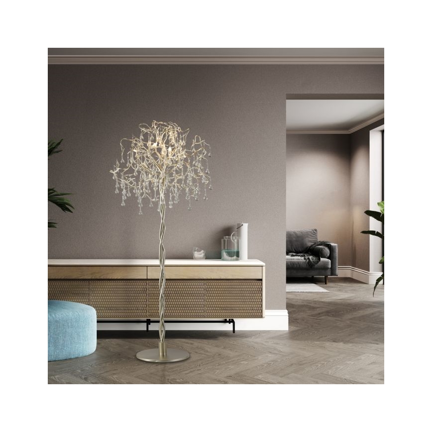 Paul Neuhaus 232-55 - Stojací lampa ICICLE 5xG9/40W230V lesklý chrom