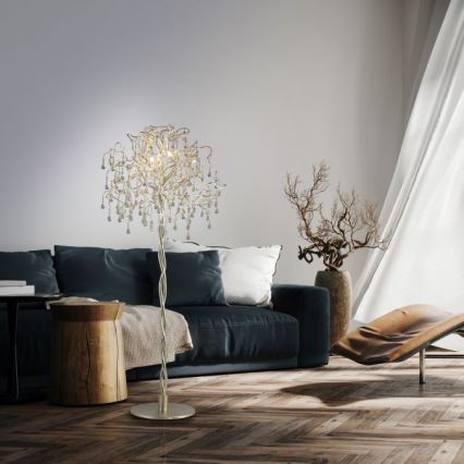 Paul Neuhaus 232-55 - Stojací lampa ICICLE 5xG9/40W230V lesklý chrom