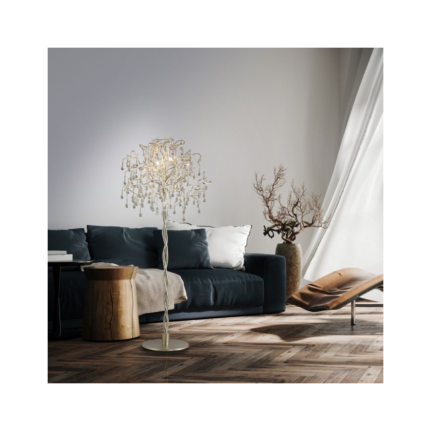 Paul Neuhaus 232-55 - Stojací lampa ICICLE 5xG9/40W230V lesklý chrom