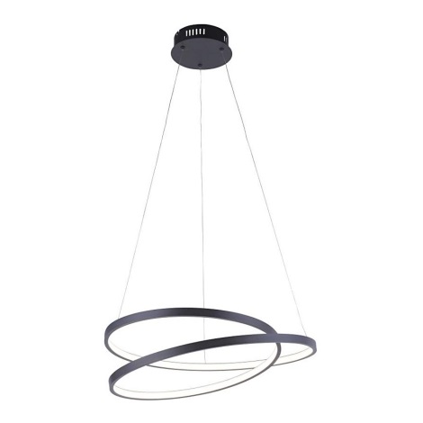 Paul Neuhaus 2472-18 - LED Stmívatelný lustr na lanku ROMAN LED/30W/230V černá
