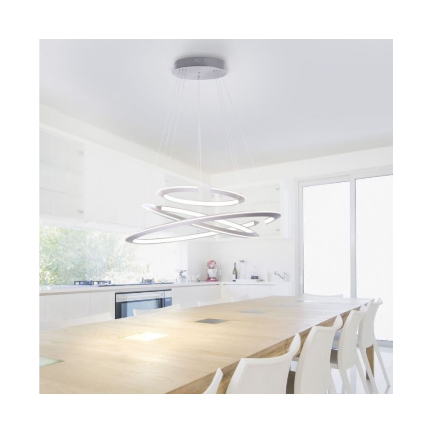Paul Neuhaus 2493-55 - LED Stmívatelný lustr na lanku ALESSA 3xLED/38W/230V + dálkové ovládání