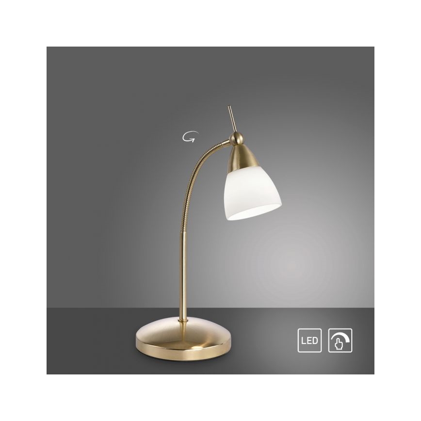 Paul Neuhaus 4001-60 - LED Stmívatelná dotyková stolní lampa PINO 1xG9/3W/230V zlatá