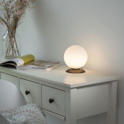 Paul Neuhaus 4013-11 - LED Stmívatelná dotyková stolní lampa BUBBA 1xG9/3W/230V mosaz