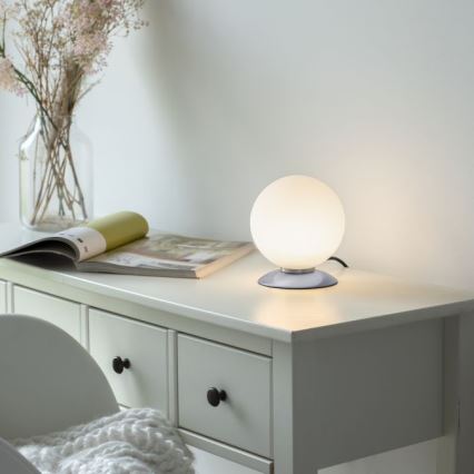 Paul Neuhaus 4013-55 - LED Stmívatelná dotyková stolní lampa BUBBA 1xG9/3W/230V matný chrom