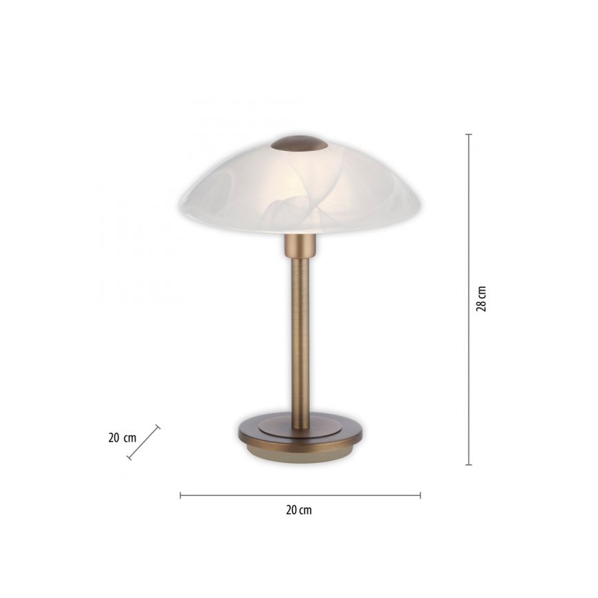 Paul Neuhaus 4026-11 - LED Stmívatelná dotyková stolní lampa ENOVA 1xG9/2,6W/230V