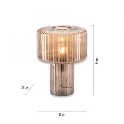 Paul Neuhaus 4092-27 - Stolní lampa FUNGUS 1xE27/10W/230V béžová