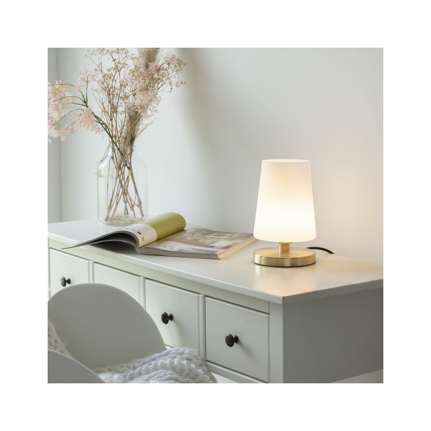 Paul Neuhaus 4146-60 - LED Stmívatelná dotyková stolní lampa SONJA 1xG9/3W/230V mosaz