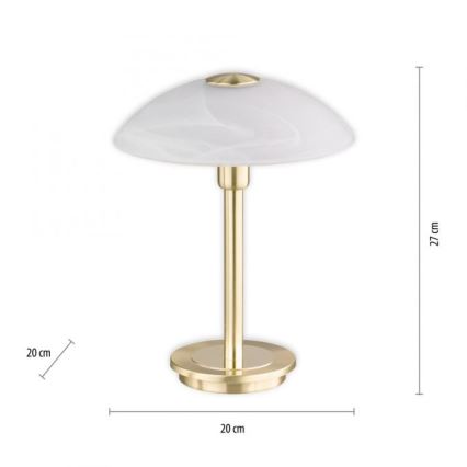 Paul Neuhaus 4235-60 - Stmívatelná dotyková stolní lampa ENOVA 1xG9/28W/230V