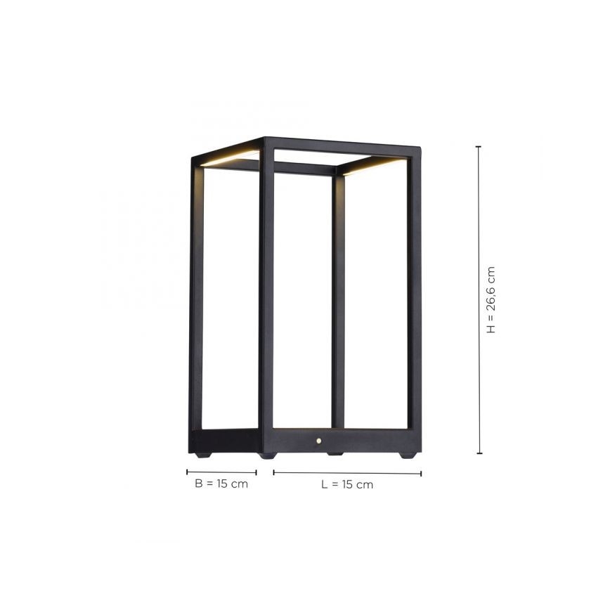 Paul Neuhaus 4401-18 - LED Stmívatelná stolní lampa CONTURA 2xLED/2,2W/230V