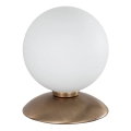 Paul Neuhaus 4437-11 - LED Stmívatelná dotyková stolní lampa BUBBA 1xG9/28W/230V mosaz