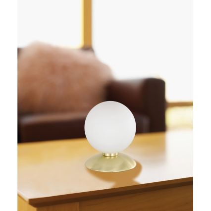 Paul Neuhaus 4437-60 - LED Stmívatelná dotyková stolní lampa BUBBA 1xG9/28W/230V zlatá