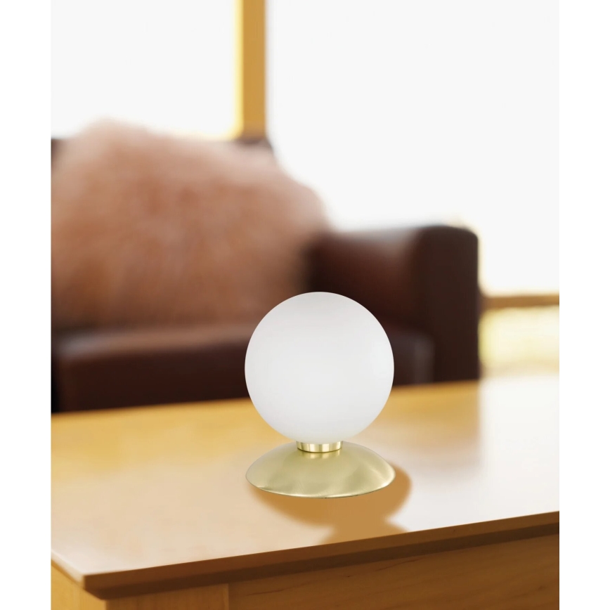 Paul Neuhaus 4437-60 - LED Stmívatelná dotyková stolní lampa BUBBA 1xG9/28W/230V zlatá