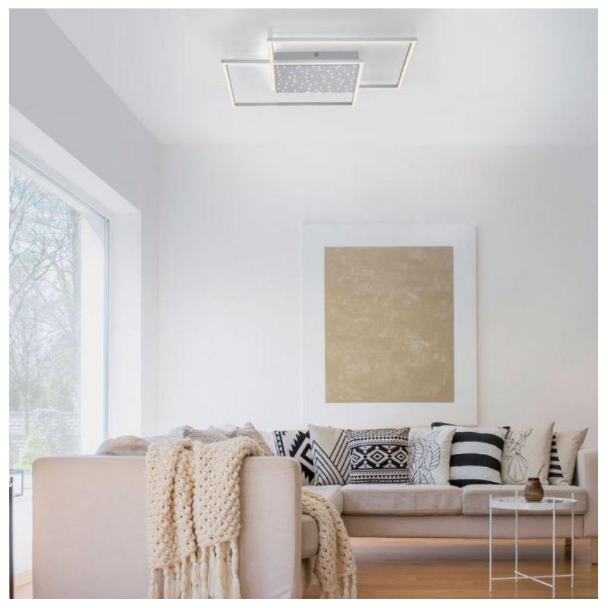 Paul Neuhaus 6024-55 - LED Stmívatelný přisazený lustr YUKI LED/49W/230V + dálkové ovládání