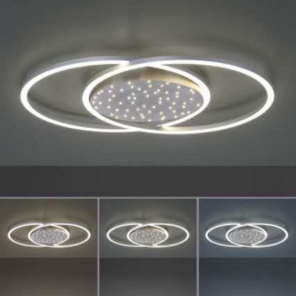 Paul Neuhaus 6025-55 - LED Stmívatelné stropní svítidlo YUKI LED/48W/230V + dálkové ovládání