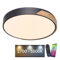 Paul Neuhaus 6071-18 - LED Stmívatelné stropní svítidlo Q-PIATO LED/35W/230V pr. 51 cm 2700-5000K Wi-Fi + dálkové ovládání