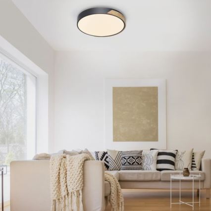 Paul Neuhaus 6071-18 - LED Stmívatelné stropní svítidlo Q-PIATO LED/35W/230V pr. 51 cm 2700-5000K Wi-Fi + dálkové ovládání