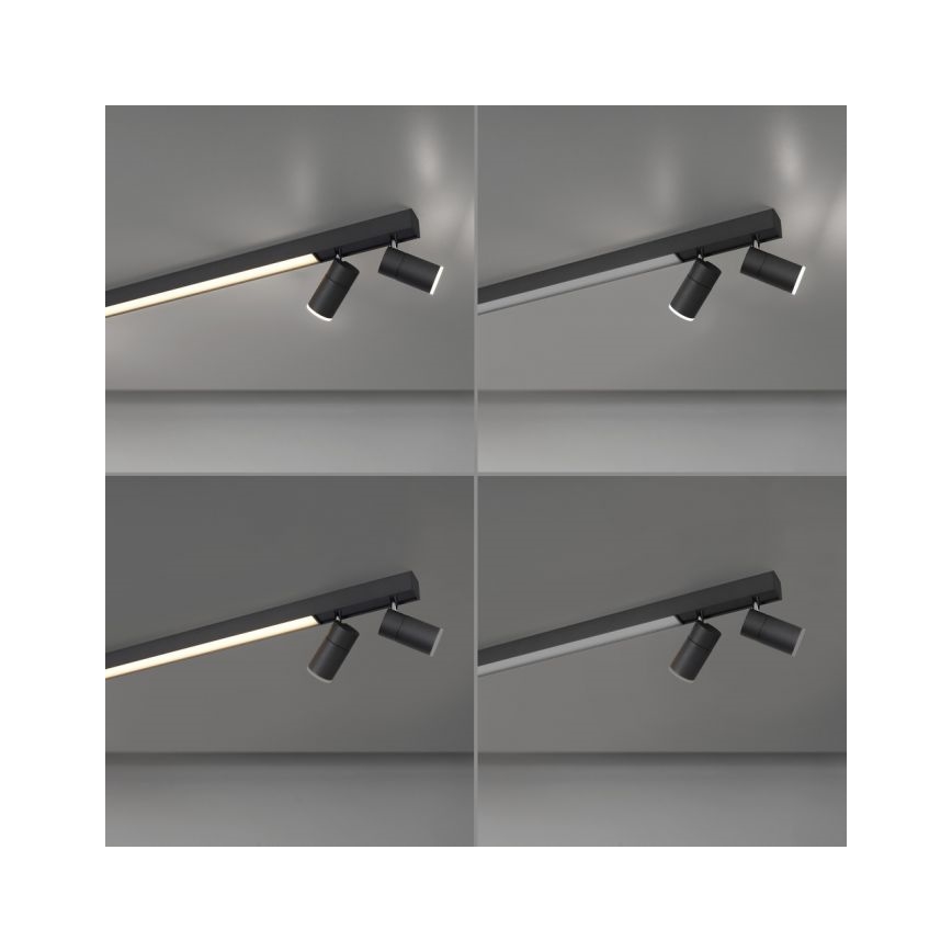 Paul Neuhaus 6121-13 - LED Stmívatelné bodové svítidlo PURE 4xLED/4W/230V + LED/9W 2700-5000K + dálkové ovládání