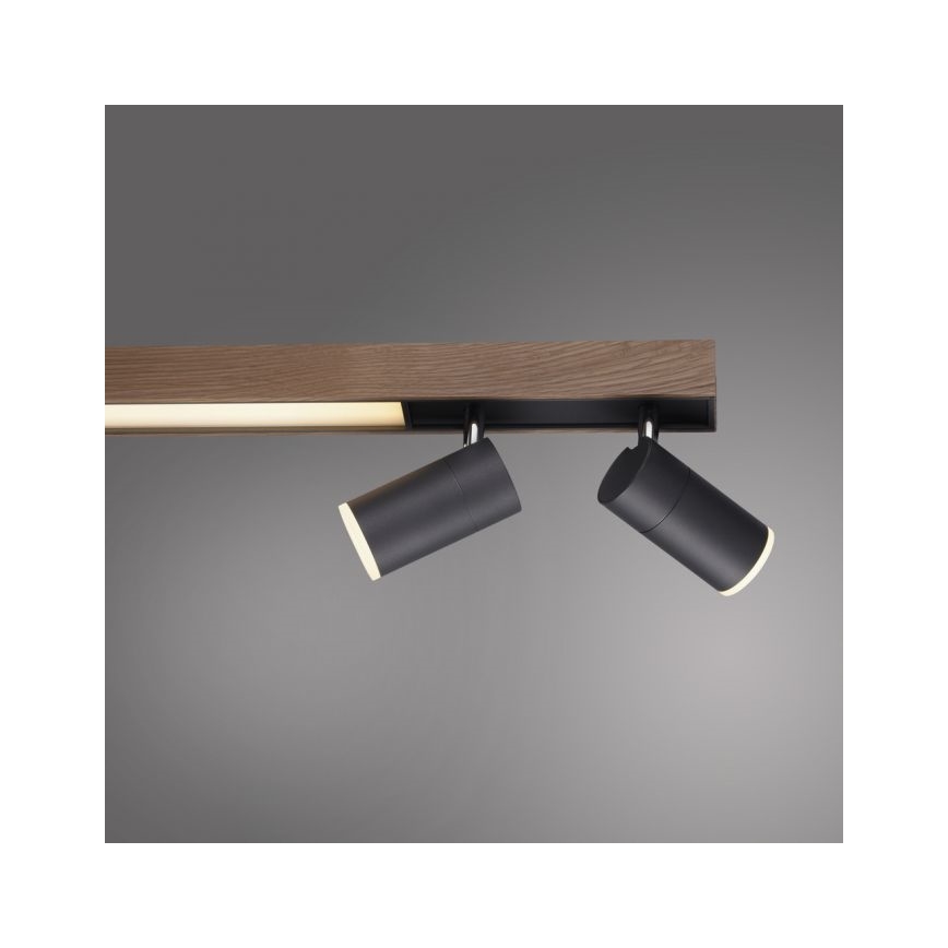 Paul Neuhaus 6121-79 - LED Stmívatelné bodové svítidlo PURE 4xLED/4W/230V + LED/9W 2700-5000K + dálkové ovládání