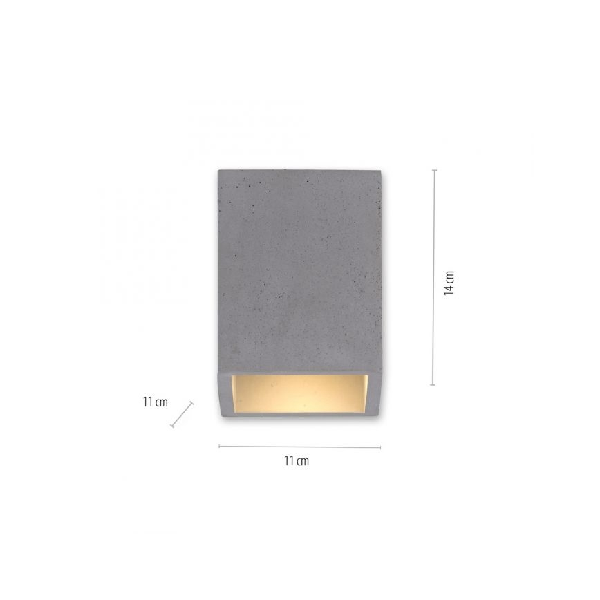 Paul Neuhaus 6161-22 - Bodové svítidlo ETON 1xGU10/10W/230V beton