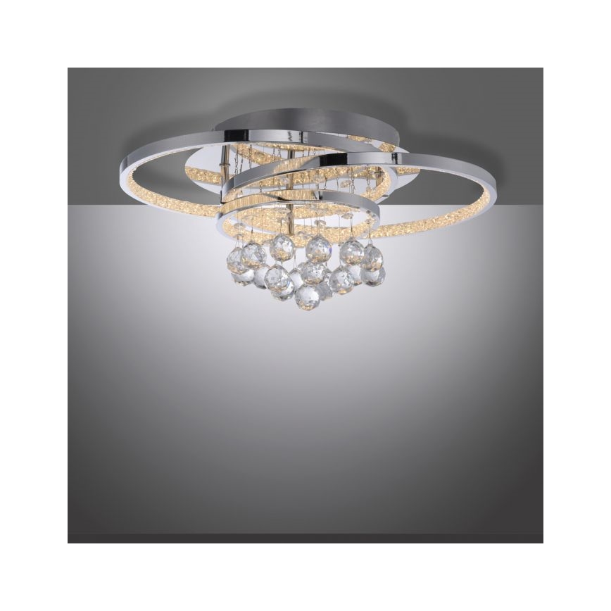 Paul Neuhaus 6267-17 - LED Stmívatelné stropní svítidlo ROTAZO LED/32W/230V pr. 45 cm lesklý chrom