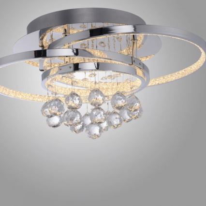 Paul Neuhaus 6267-17 - LED Stmívatelné stropní svítidlo ROTAZO LED/32W/230V pr. 45 cm lesklý chrom
