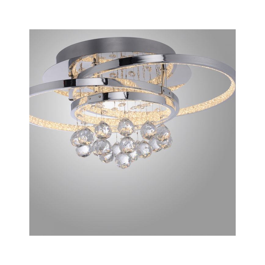 Paul Neuhaus 6267-17 - LED Stmívatelné stropní svítidlo ROTAZO LED/32W/230V pr. 45 cm lesklý chrom