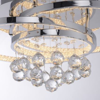 Paul Neuhaus 6267-17 - LED Stmívatelné stropní svítidlo ROTAZO LED/32W/230V pr. 45 cm lesklý chrom