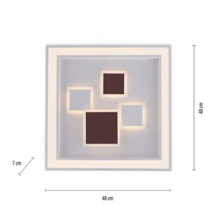 Paul Neuhaus 6283-16 - LED Stmívatelné stropní svítidlo ELIZA LED/30W/230V + LED/18,5W