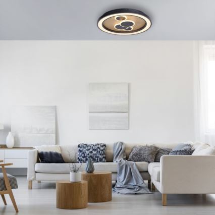 Paul Neuhaus 6284-79 - LED Stropní svítidlo ELIZA LED/55,5W/230V pr. 60 cm dub