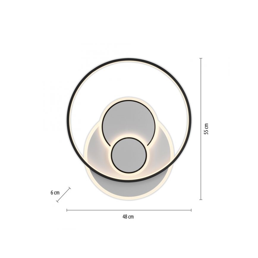Paul Neuhaus 6392-16 - LED Stropní svítidlo MAILAK LED/27W/230V