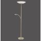 Paul Neuhaus 655-60 - LED Stmívatelná stojací lampa ALFRED 1xLED/28W/230V+1xLED/4W/230V mosaz
