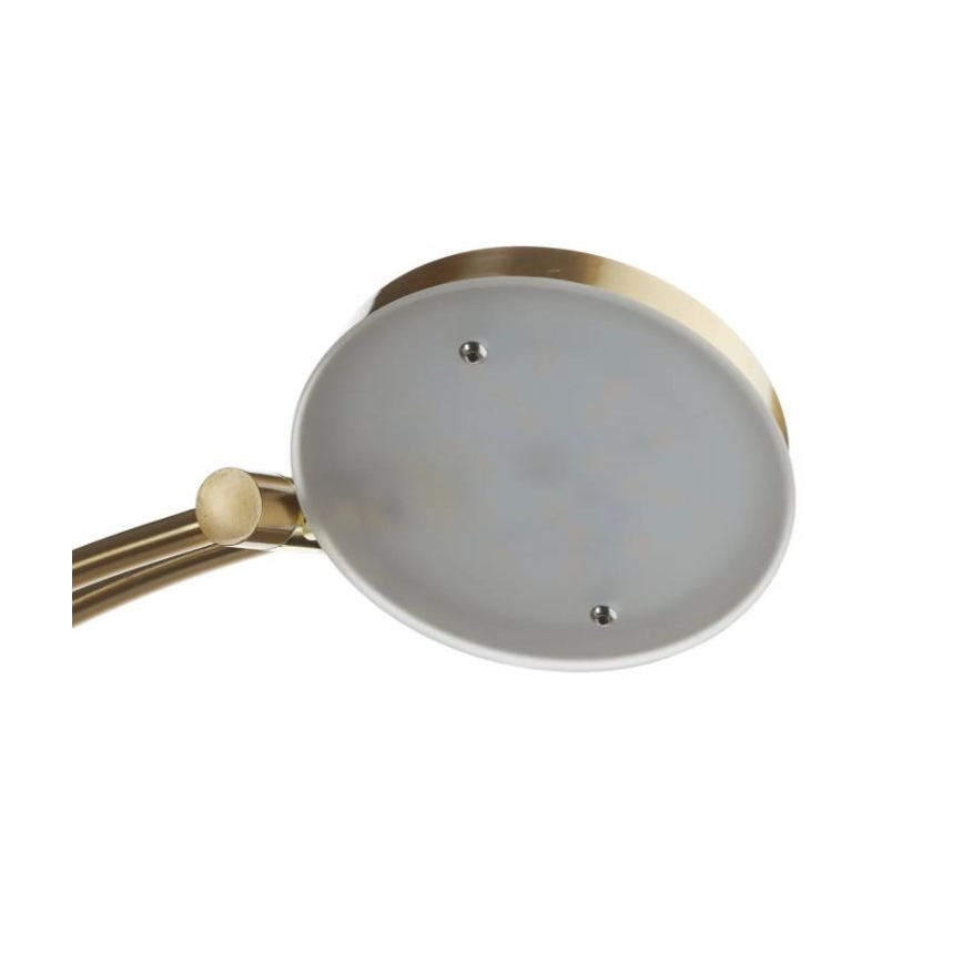 Paul Neuhaus 655-60 - LED Stmívatelná stojací lampa ALFRED LED/28W/230V+LED/4W/230V mosaz