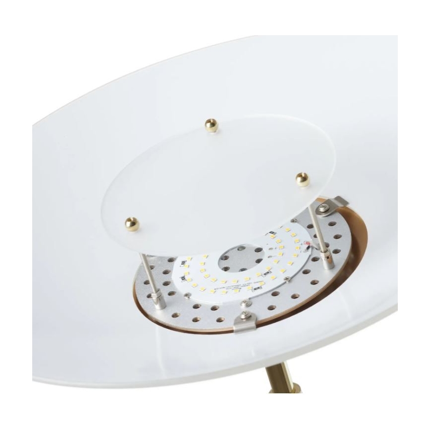 Paul Neuhaus 655-60 - LED Stmívatelná stojací lampa ALFRED LED/28W/230V+LED/4W/230V mosaz