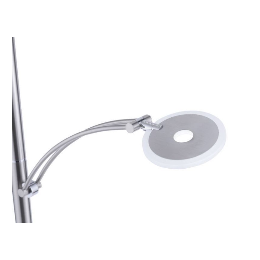 Paul Neuhaus 673-55 - LED Stmívatelná stojací lampa ARTUR 2xLED/21W/230V+1xLED/6W lesklý chrom