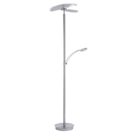 Paul Neuhaus 673-55 - LED Stmívatelná stojací lampa ARTUR 2xLED/21W/230V+LED/6W lesklý chrom