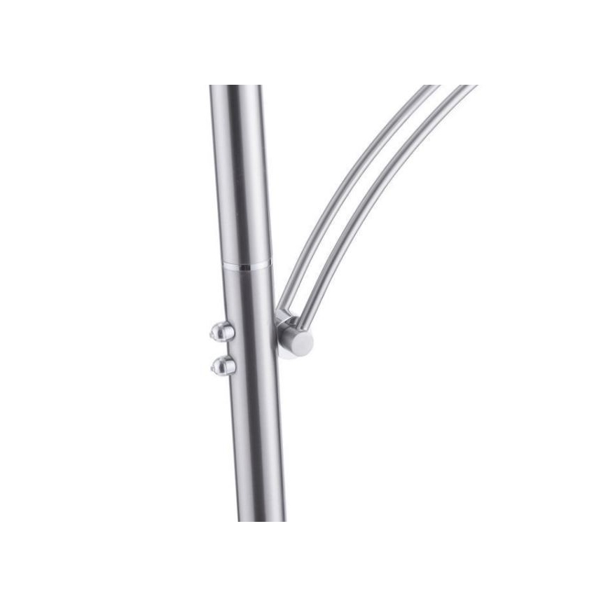 Paul Neuhaus 673-55 - LED Stmívatelná stojací lampa ARTUR 2xLED/21W/230V+LED/6W lesklý chrom