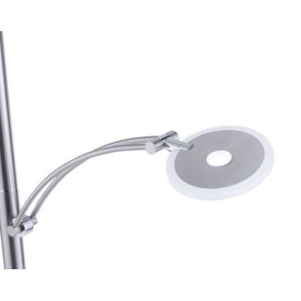 Paul Neuhaus 673-55 - LED Stmívatelná stojací lampa ARTUR 2xLED/21W/230V+LED/6W lesklý chrom