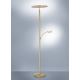 Paul Neuhaus 673-60 - LED Stmívatelná stojací lampa ARTUR 2xLED/21W/230V+1xLED/6W zlatá