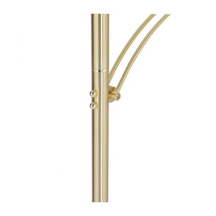 Paul Neuhaus 673-60 - LED Stmívatelná stojací lampa ARTUR 2xLED/21W/230V+LED/6W zlatá