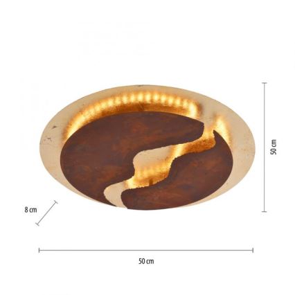 Paul Neuhaus 6983-48 - LED Stmívatelné stropní svítidlo NEVIS LED/42W/230V