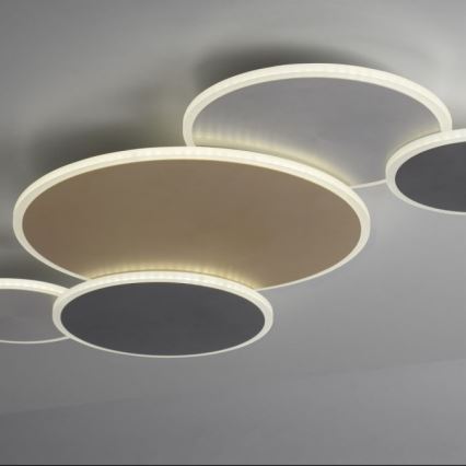 Paul Neuhaus 8008-70 - LED Stmívatelné stropní svítidlo Q-PIATO LED/49W/230V 2700-5000K Wi-Fi + dálkové ovládání