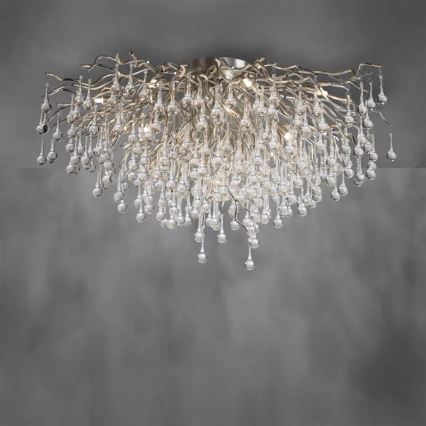 Paul Neuhaus 8092-55 - Přisazený lustr ICICLE 14xG9/40W/230V pr. 100 cm lesklý chrom