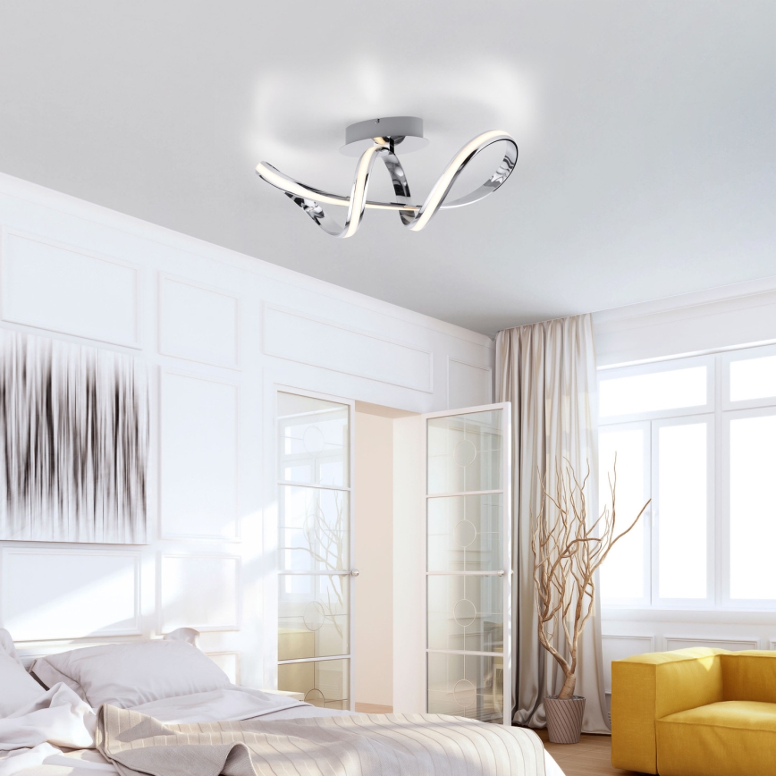 Paul Neuhaus 8331-17 - LED Stmívatelný přisazený lustr MELINDA LED/30W/230V lesklý chrom