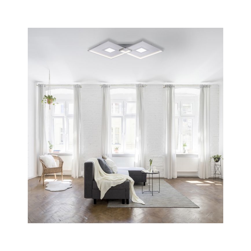 Paul Neuhaus 8378-55 - LED Stmívatelné stropní svítidlo AMARA LED/45W/230V lesklý chrom + dálkové ovládání