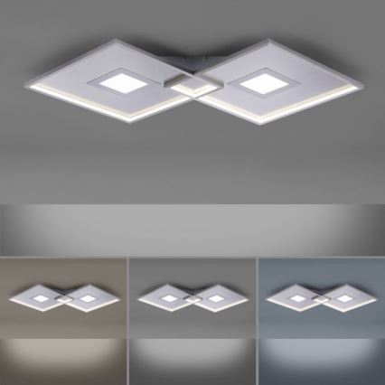 Paul Neuhaus 8378-55 - LED Stmívatelné stropní svítidlo AMARA LED/45W/230V lesklý chrom + dálkové ovládání