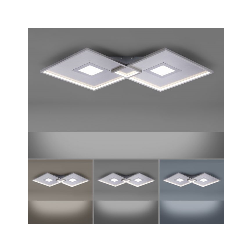 Paul Neuhaus 8378-55 - LED Stmívatelné stropní svítidlo AMARA LED/45W/230V lesklý chrom + dálkové ovládání