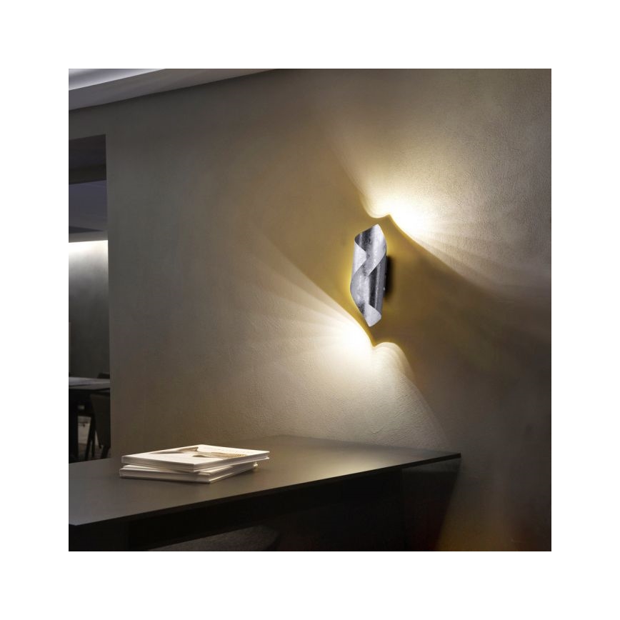 Paul Neuhaus 9030-21 - LED Nástěnné svítidlo NEVIS LED/6W/230V stříbrná