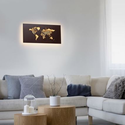 Paul Neuhaus 9056-48 - LED Nástěnné dekorační svítidlo MAP LED/25W/230V 3000K