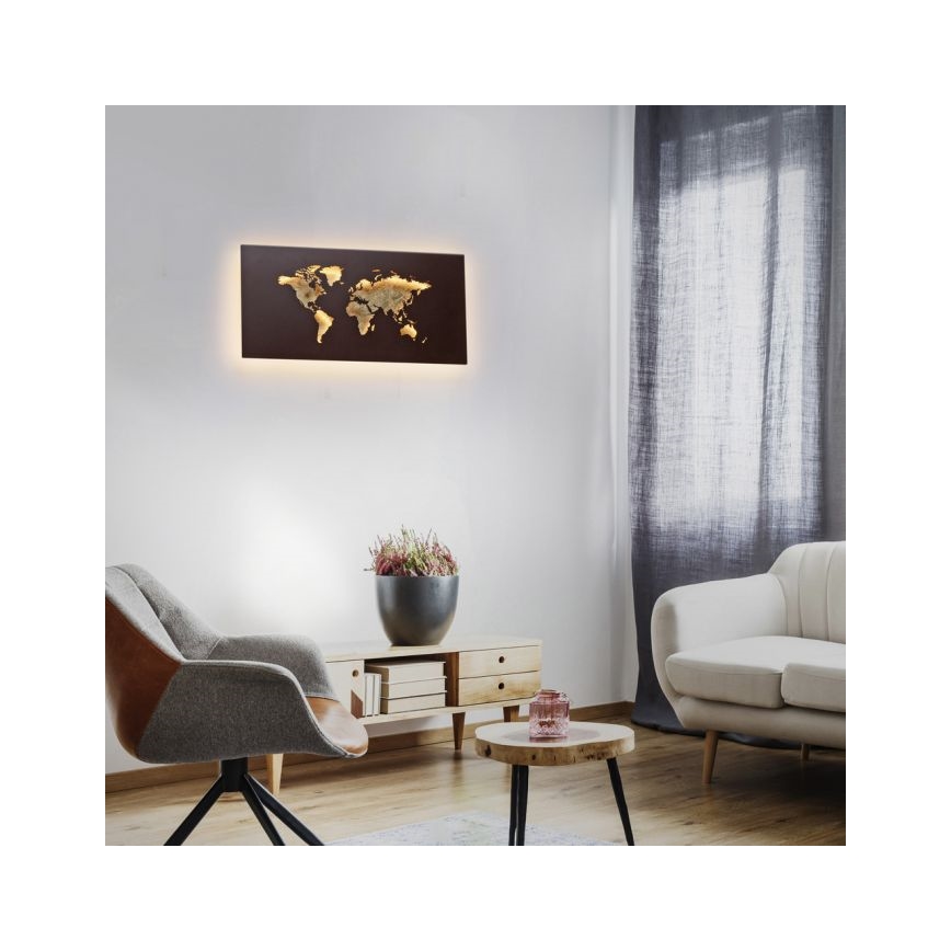 Paul Neuhaus 9056-48 - LED Nástěnné dekorační svítidlo MAP LED/25W/230V 3000K